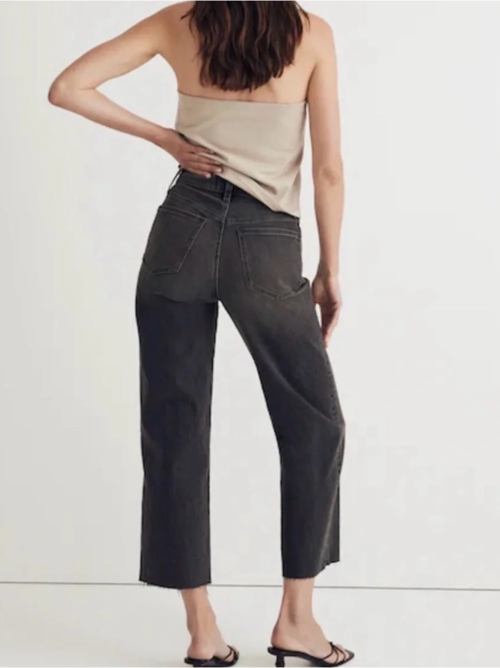 NEW |‎ Madewell The Perfect Vintage Wide-Leg Crop Jean